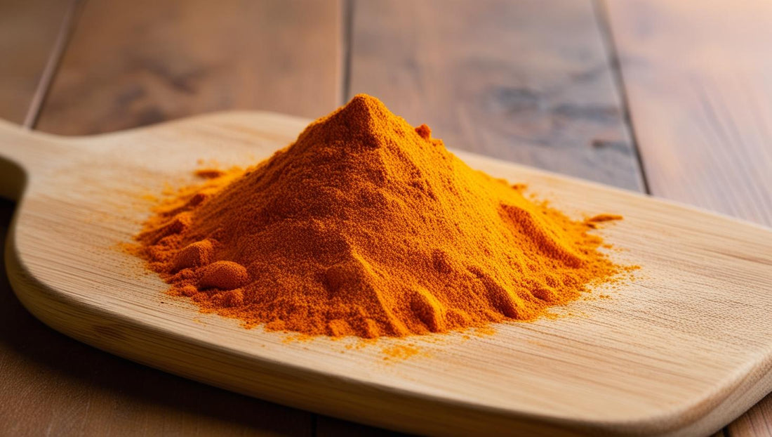 tumeric on a cutting board