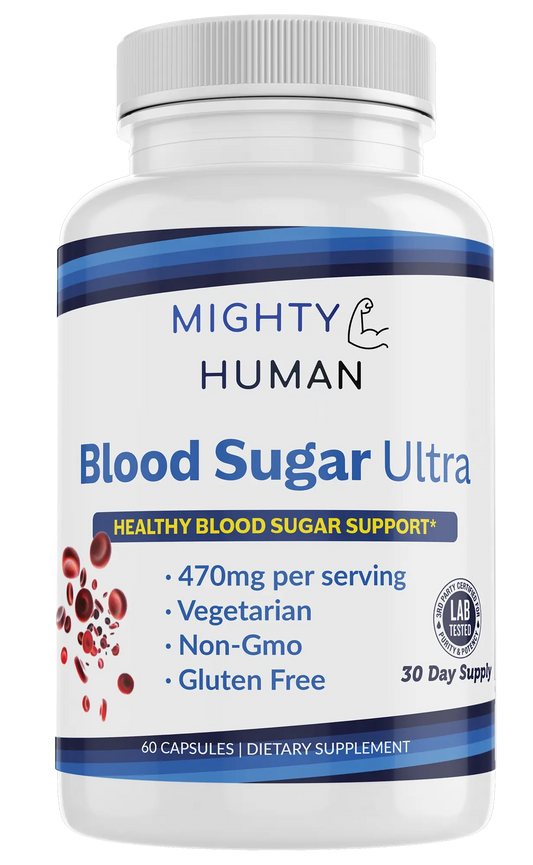 Blood Sugar Ultra - Comprehensive Metabolic Support - 60 Capsules Mighty Human