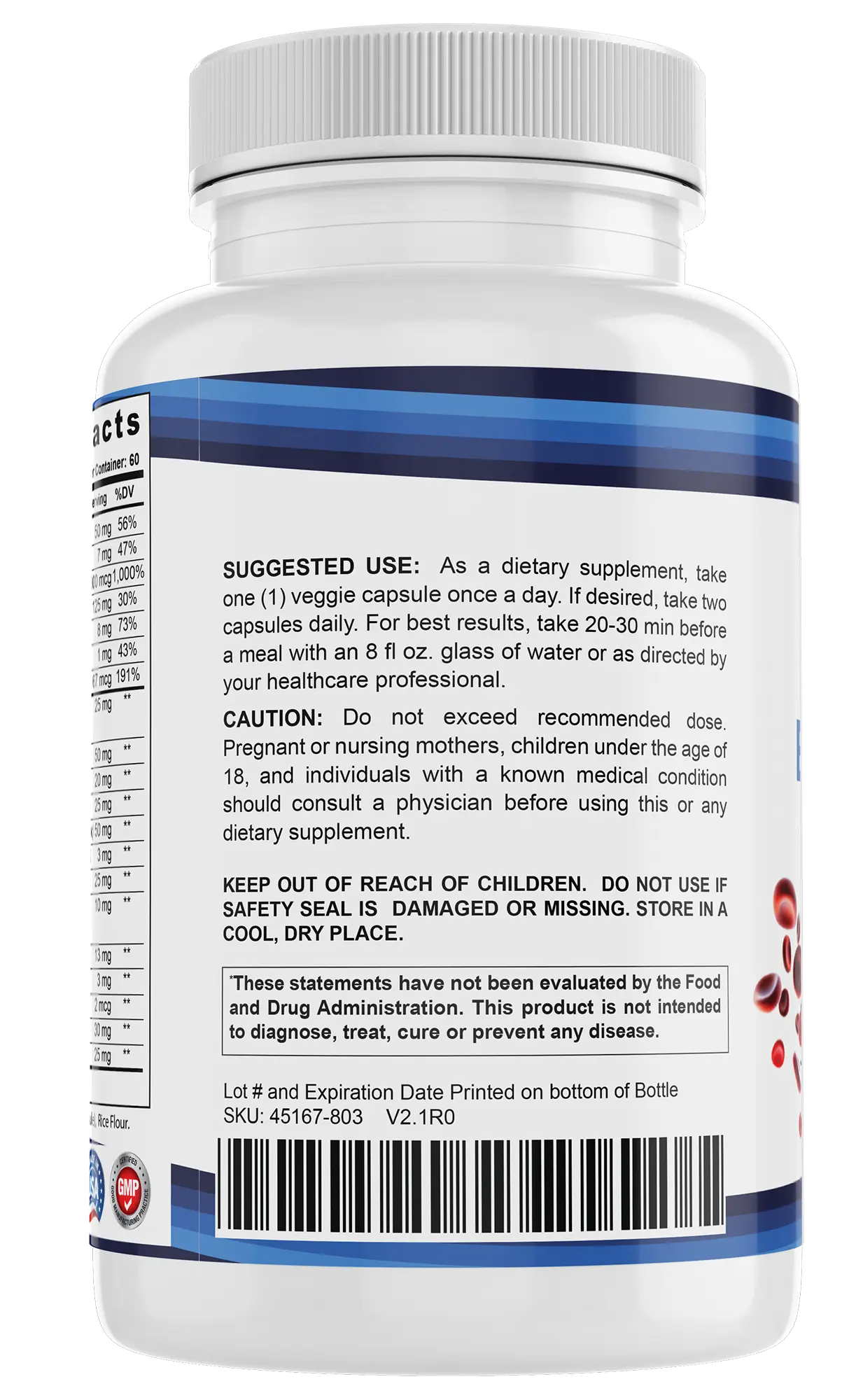 Blood Sugar Ultra - Comprehensive Metabolic Support - 60 Capsules Mighty Human