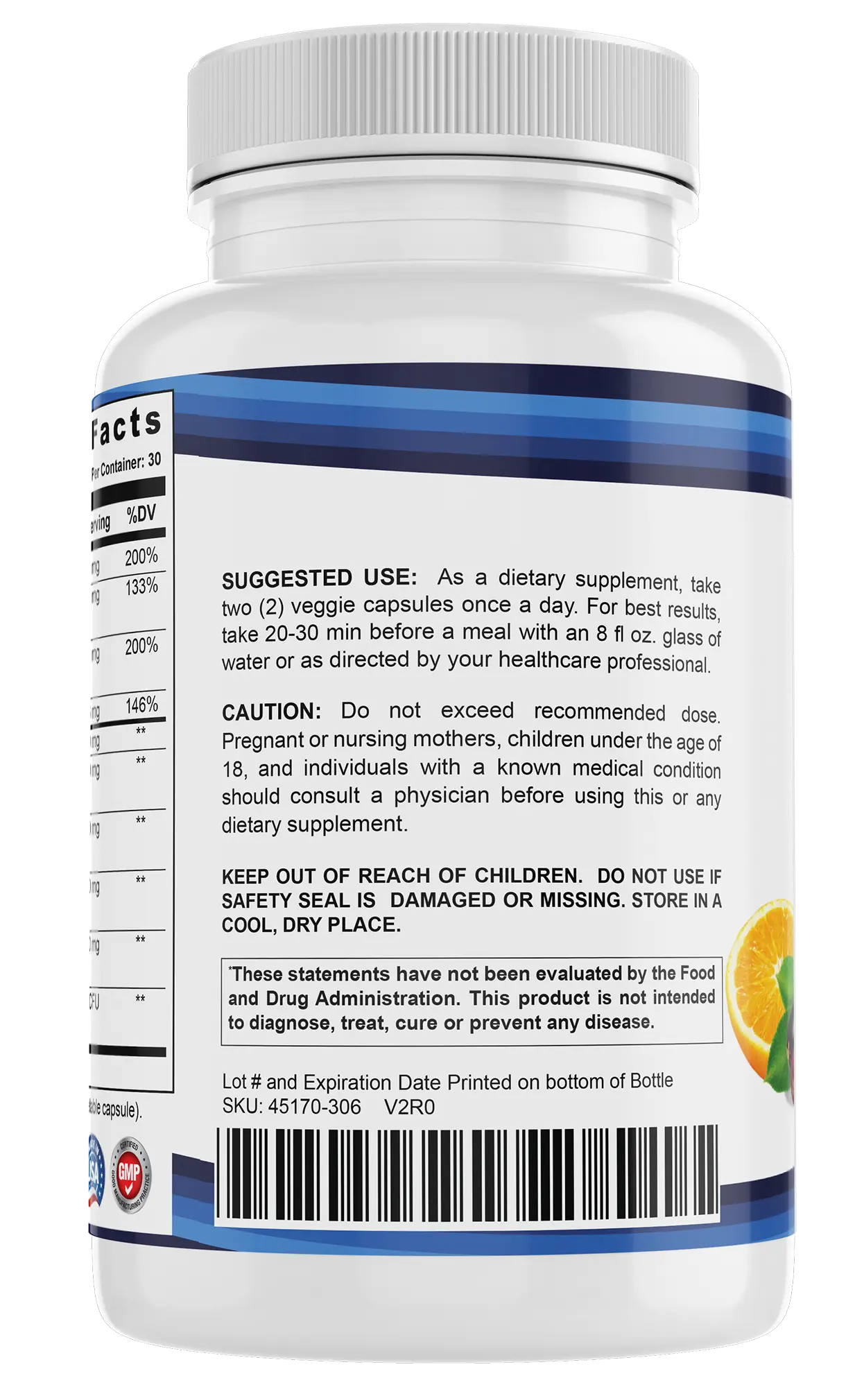 Immune XL - Enhanced with Elderberry Echinacea and Vitamin C - 60 Veggie Capsules Mighty Human