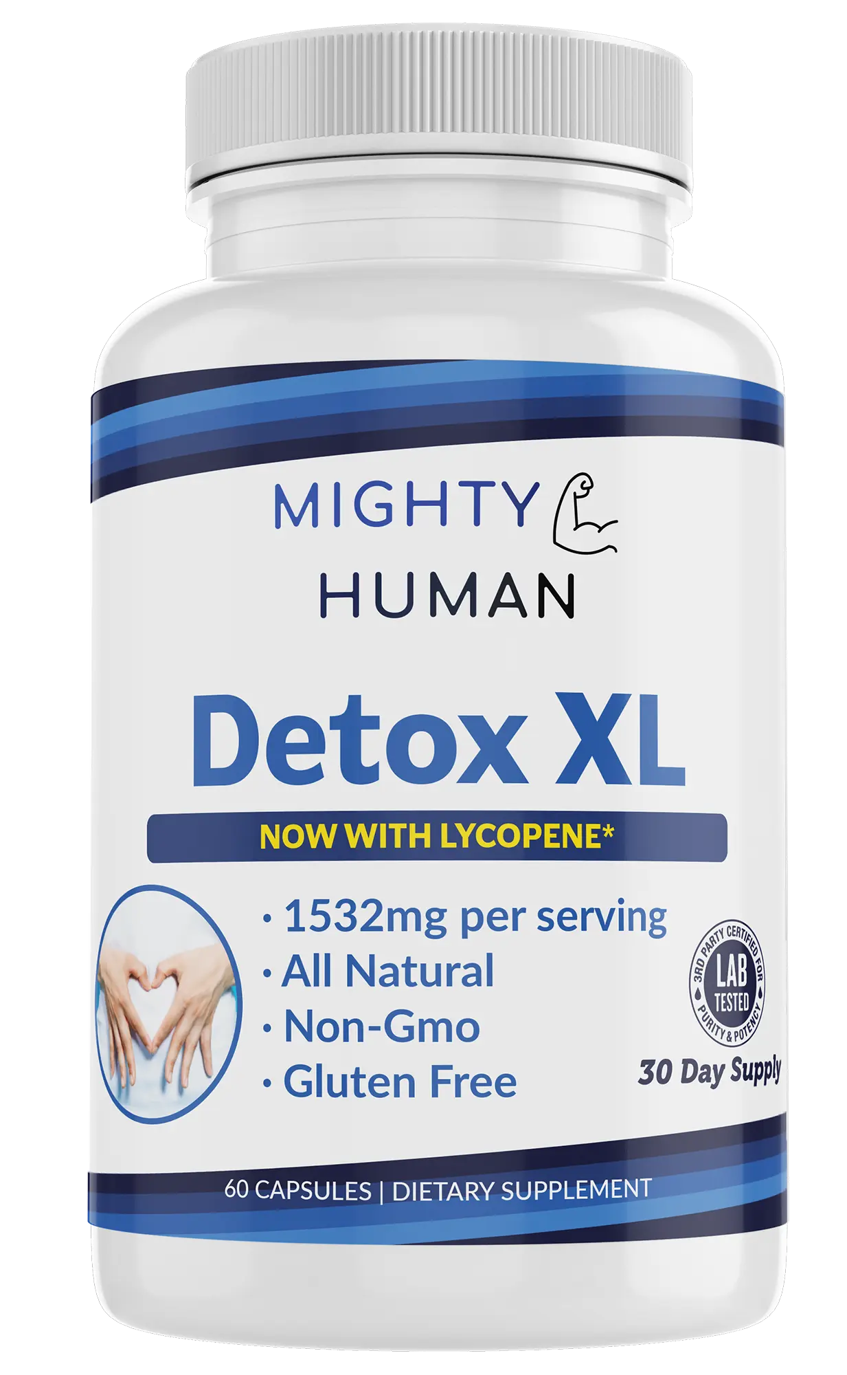 Detox XL - Advanced Detoxification Formula with Lycopene - 60 Capsules Mighty Human