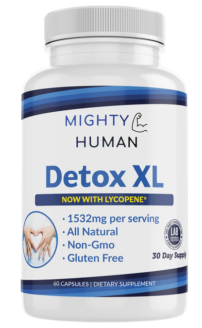 Detox XL - Advanced Detoxification Formula with Lycopene - 60 Capsules Mighty Human