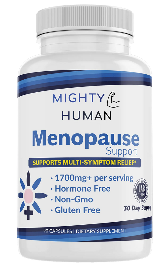 Menopause Support - Comprehensive Symptom Relief - 60 Capsules Mighty Human